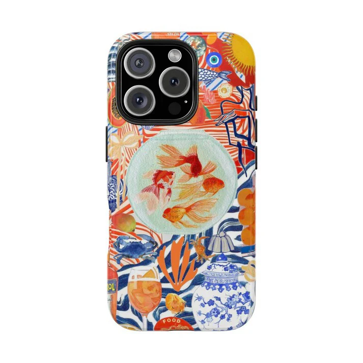 Summer Art Goldfish New Phone Case for IPhone 16 15 14 13 12 11 X XS XR XSMAX 7 8 Pro Max Plus Luxury Double-layer Back Cover
Summer Art Goldfish New Phone Case for IPhone 16 15 14 13 12 11 X XS XR XSMAX 7 8 Pro Max Plus Luxury Double-layer Back Cover