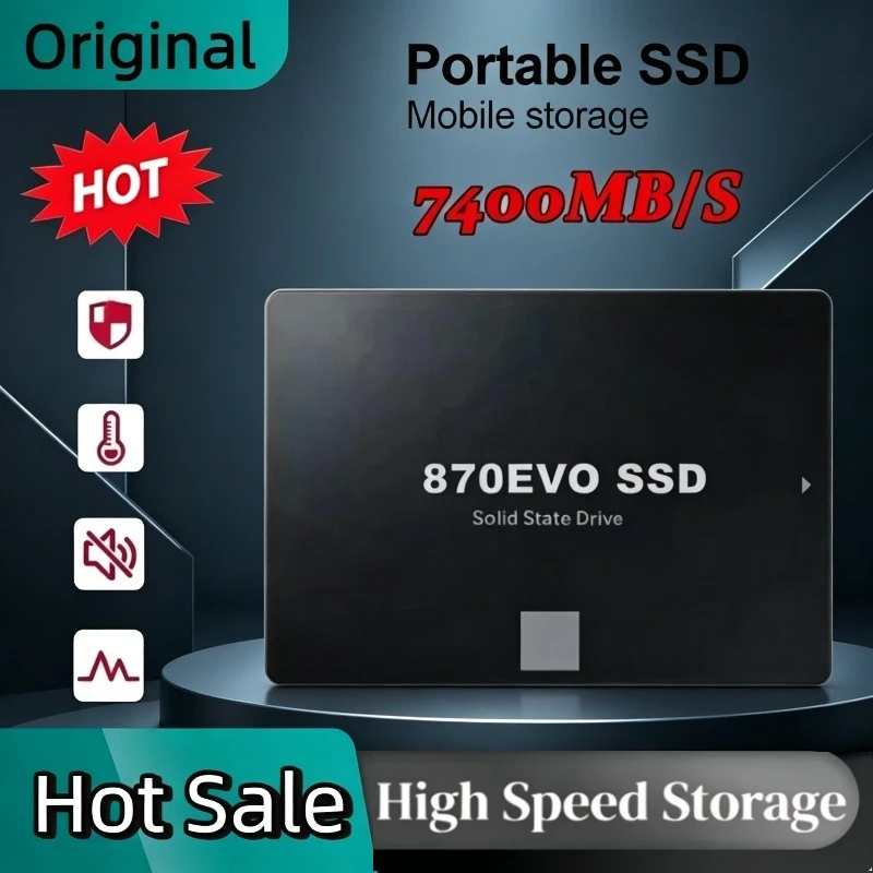Original 870 880 EVO SATA3 2.5 Inch Internal SSD Portable High Speed Solid State Disk 500GB for Laptop Desktop and Microcomputer
Original 870 880 EVO SATA3 2.5 Inch Internal SSD Portable High Speed Solid State Disk 500GB for Laptop Desktop and Microcomputer