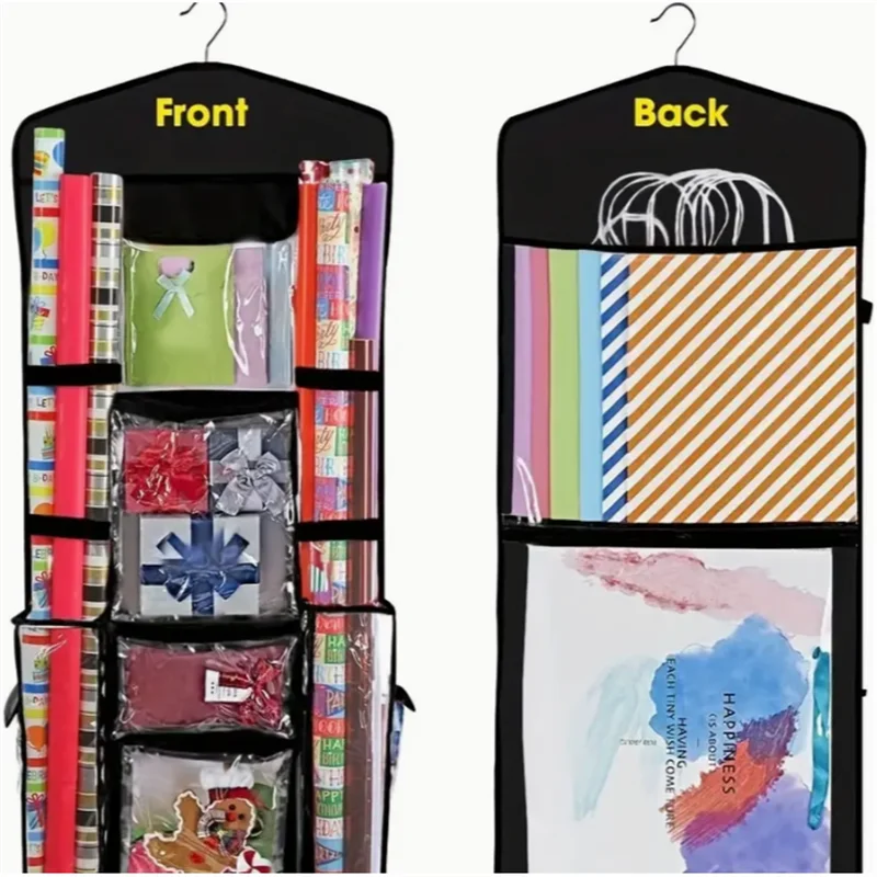 1pc Double Sided Wrapping Paper Storage Box Clear PVC Bag Winter Christmas Party Favor Supplies to Wrap and Organize Your Gifts
1pc Double Sided Wrapping Paper Storage Box Clear PVC Bag Winter Christmas Party Favor Supplies to Wrap and Organize Your Gifts