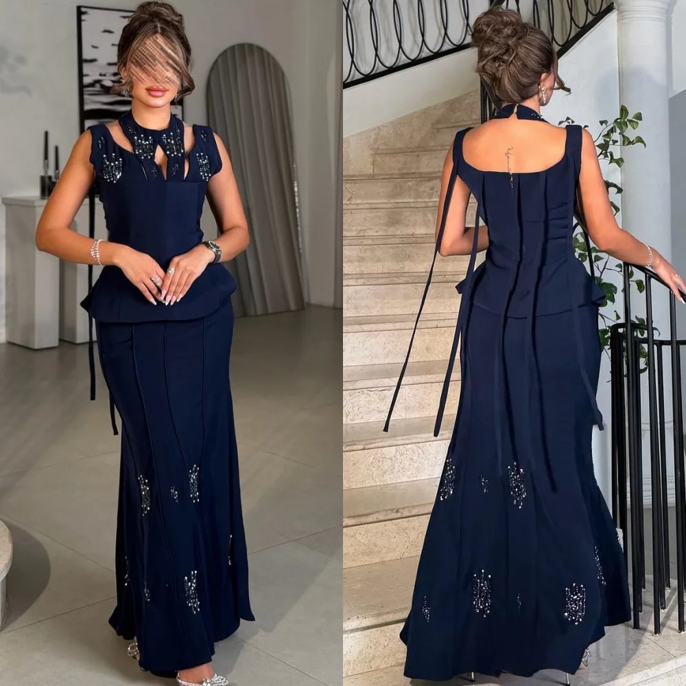Customized High Quality Intricate Jersey Rhinestone Beading Mermaid Halter Long Dresses Bespoke Occasion Dresses Sizes Available
Customized High Quality Intricate Jersey Rhinestone Beading Mermaid Halter Long Dresses Bespoke Occasion Dresses Sizes Available