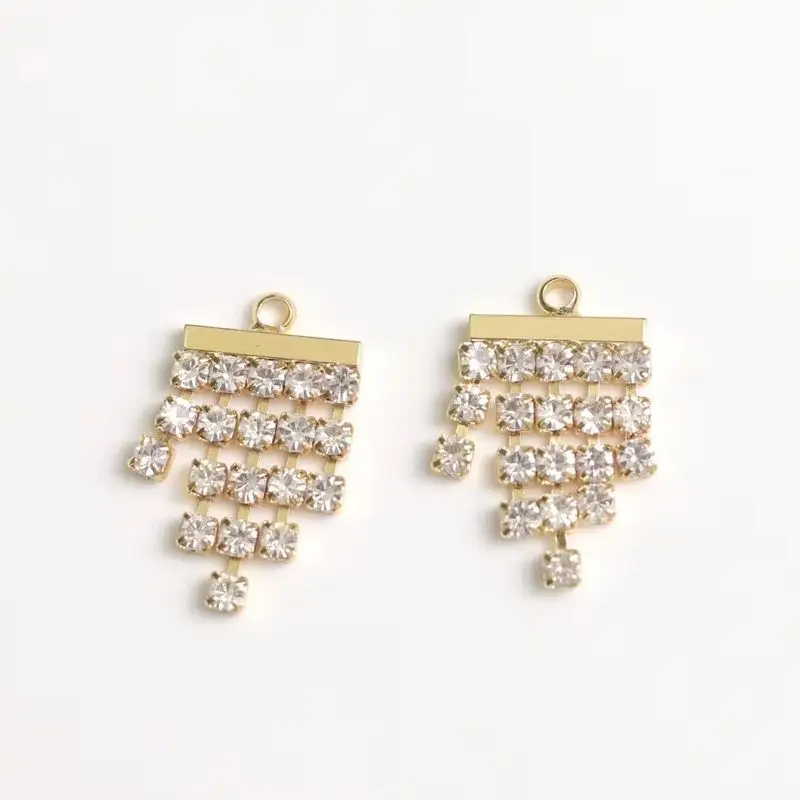 1PCS 18x11mm 14K Gold Color Zircon Mini Tassel Exquisite Small Pendant DIY Necklace Bracelet Jewelry Charm Accessories
1PCS 18x11mm 14K Gold Color Zircon Mini Tassel Exquisite Small Pendant DIY Necklace Bracelet Jewelry Charm Accessories
