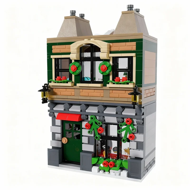 571PCS MOC Street View Winter Village Jewelry Store Model Custom Building Blocks Architecture DIY Assembly Display Gift Ideas
571PCS MOC Street View Winter Village Jewelry Store Model Custom Building Blocks Architecture DIY Assembly Display Gift Ideas