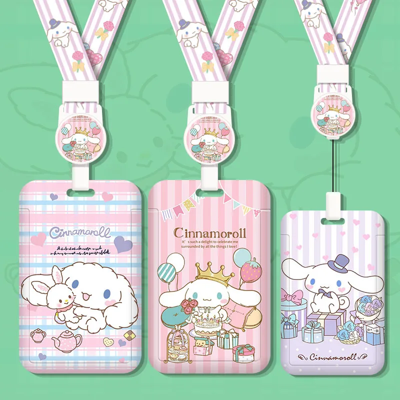 Cute Sanrio Cinnamoroll Cartoon Cosplay Keychain Chain Pendant Work Bus Card Holder Plastic With Lanyard Student Card Case Gift
Cute Sanrio Cinnamoroll Cartoon Cosplay Keychain Chain Pendant Work Bus Card Holder Plastic With Lanyard Student Card Case Gift