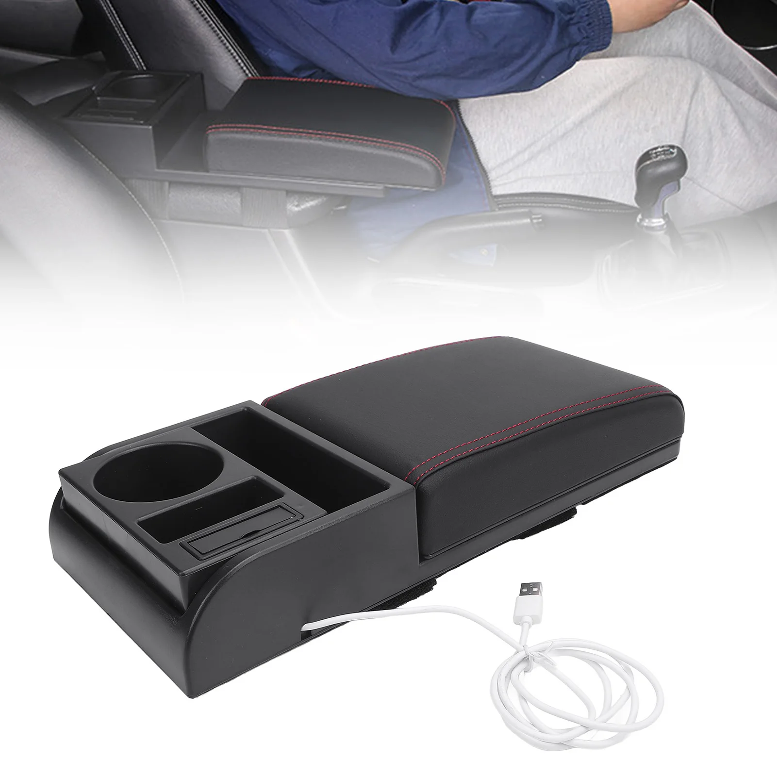 Чехол-подушка для подлокотника с подстаканником, полный комплект для центральной консоли, регулируемая длина для внедорожников и грузовиков
Чехол-подушка для подлокотника с подстаканником, полный комплект для центральной консоли, регулируемая длина для внедорожников и грузовиков