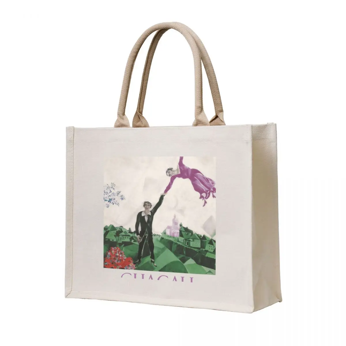 Walk (1915) by Marc Chagall Tote Bag Portable shopping bag custom bags Handbags Shopper handbag
Walk (1915) by Marc Chagall Tote Bag Portable shopping bag custom bags Handbags Shopper handbag
