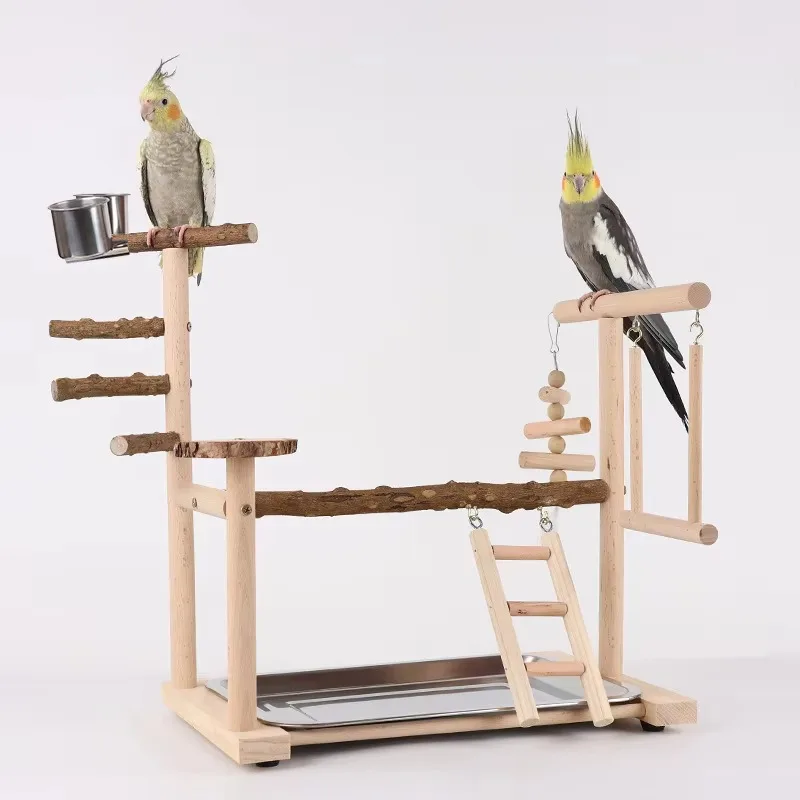 Wood Multi-layer Parrot Stand Pole Swing Climbing Ladder Log Toy Slide Staircase Ring Climbing Frame
Wood Multi-layer Parrot Stand Pole Swing Climbing Ladder Log Toy Slide Staircase Ring Climbing Frame