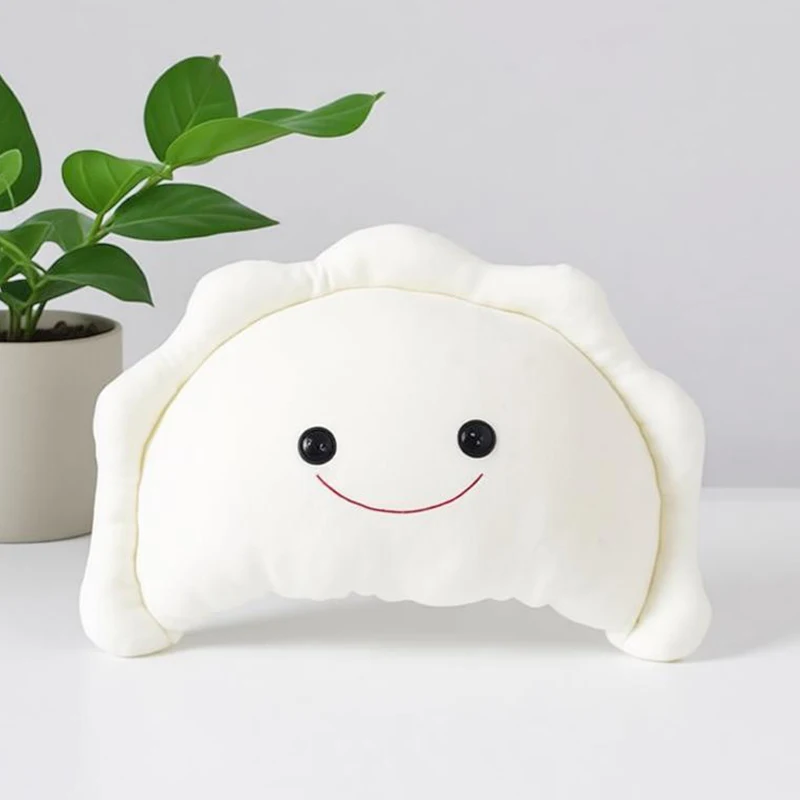 Cute Dumpling Stuffed Pillow Soft Chinese Dumpling-Shaped Plush Toy Comfortable Realistic Food-Themed Decorative Cushion Gift
Cute Dumpling Stuffed Pillow Soft Chinese Dumpling-Shaped Plush Toy Comfortable Realistic Food-Themed Decorative Cushion Gift