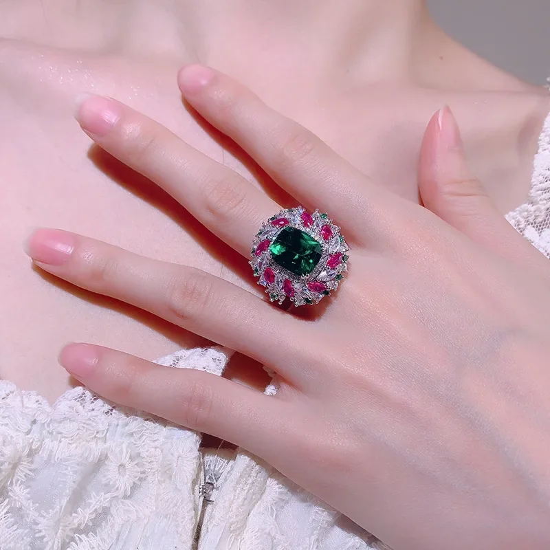 Stunning Adjustable Vintage Flower Rings with Red and Green Gemstones Perfect for Any Occasion Music Festival Charms Accessories
Stunning Adjustable Vintage Flower Rings with Red and Green Gemstones Perfect for Any Occasion Music Festival Charms Accessories