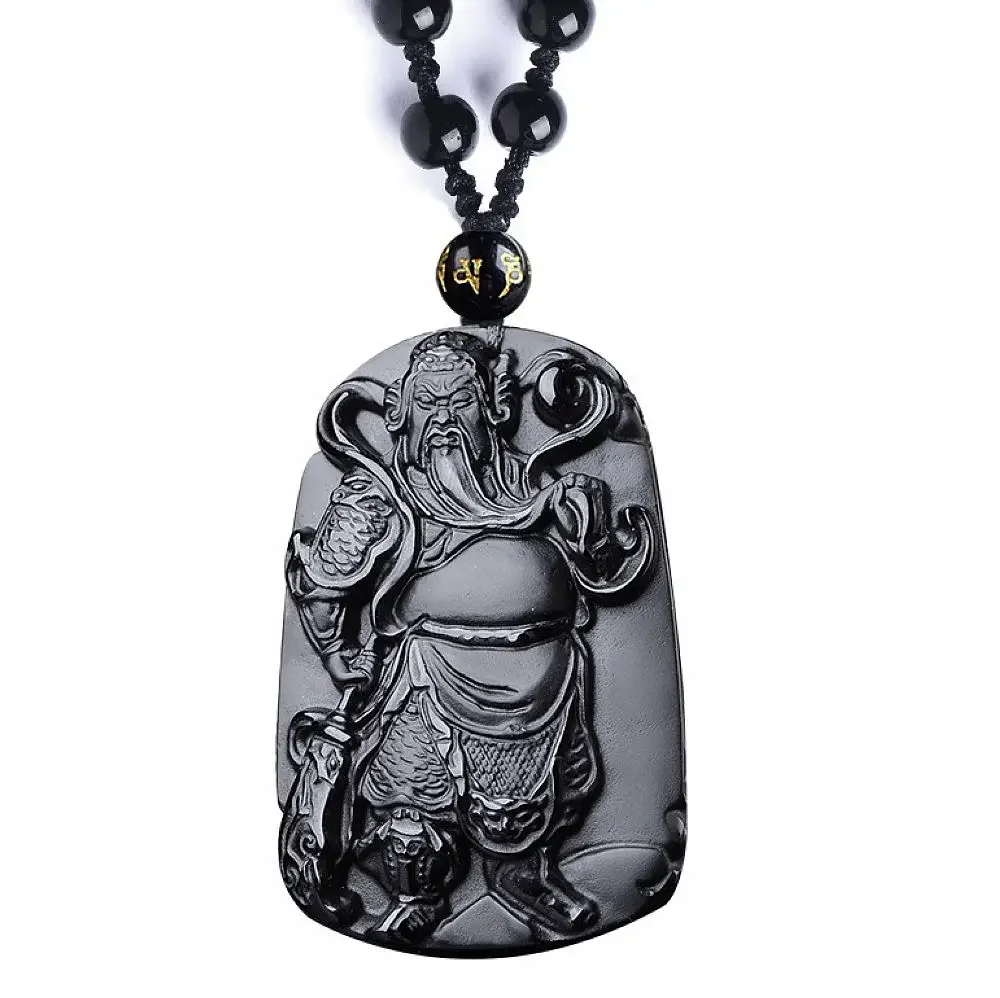 Натуральная черная Бриллиантовая подвеска Guan Yu Guan ожерельлье Гонг с Бусиной с регулируемой цепочкой
Натуральная черная Бриллиантовая подвеска Guan Yu Guan ожерельлье Гонг с Бусиной с регулируемой цепочкой