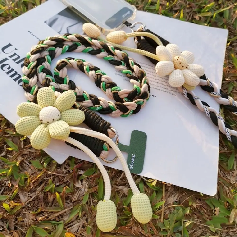 Detachable Flowers Phone Lanyard Crossbody Phone Charm Phone Woven Chain Long Anti-lost Cell Phone Strap Hanging Ornament
Detachable Flowers Phone Lanyard Crossbody Phone Charm Phone Woven Chain Long Anti-lost Cell Phone Strap Hanging Ornament