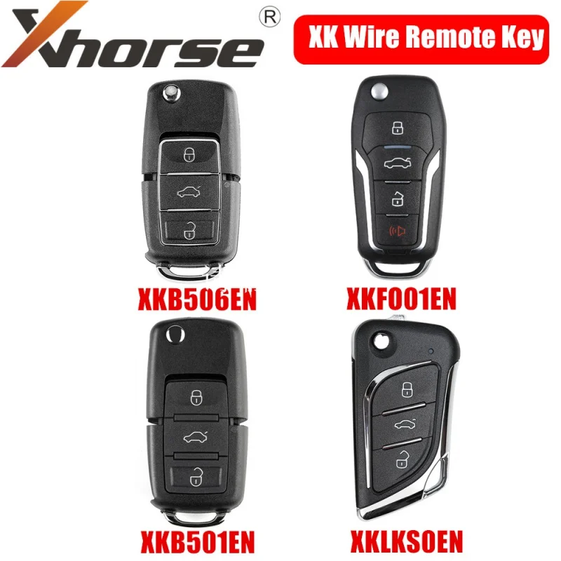 Xhorse Wire Remote Key XKLKS0EN XKB501EN XKB506EN XKFO01EN English Version 5PCS/Lot
Xhorse Wire Remote Key XKLKS0EN XKB501EN XKB506EN XKFO01EN English Version 5PCS/Lot
