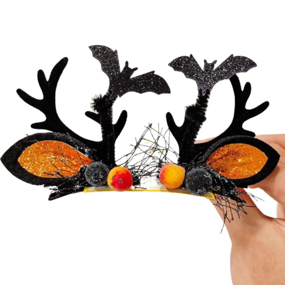 Pumpkin Ghost Deer Antlers Halloween Hair Clips Dark Style Fun Children Barrettes High Quality Cute Double Ponytail Side Clip
Pumpkin Ghost Deer Antlers Halloween Hair Clips Dark Style Fun Children Barrettes High Quality Cute Double Ponytail Side Clip