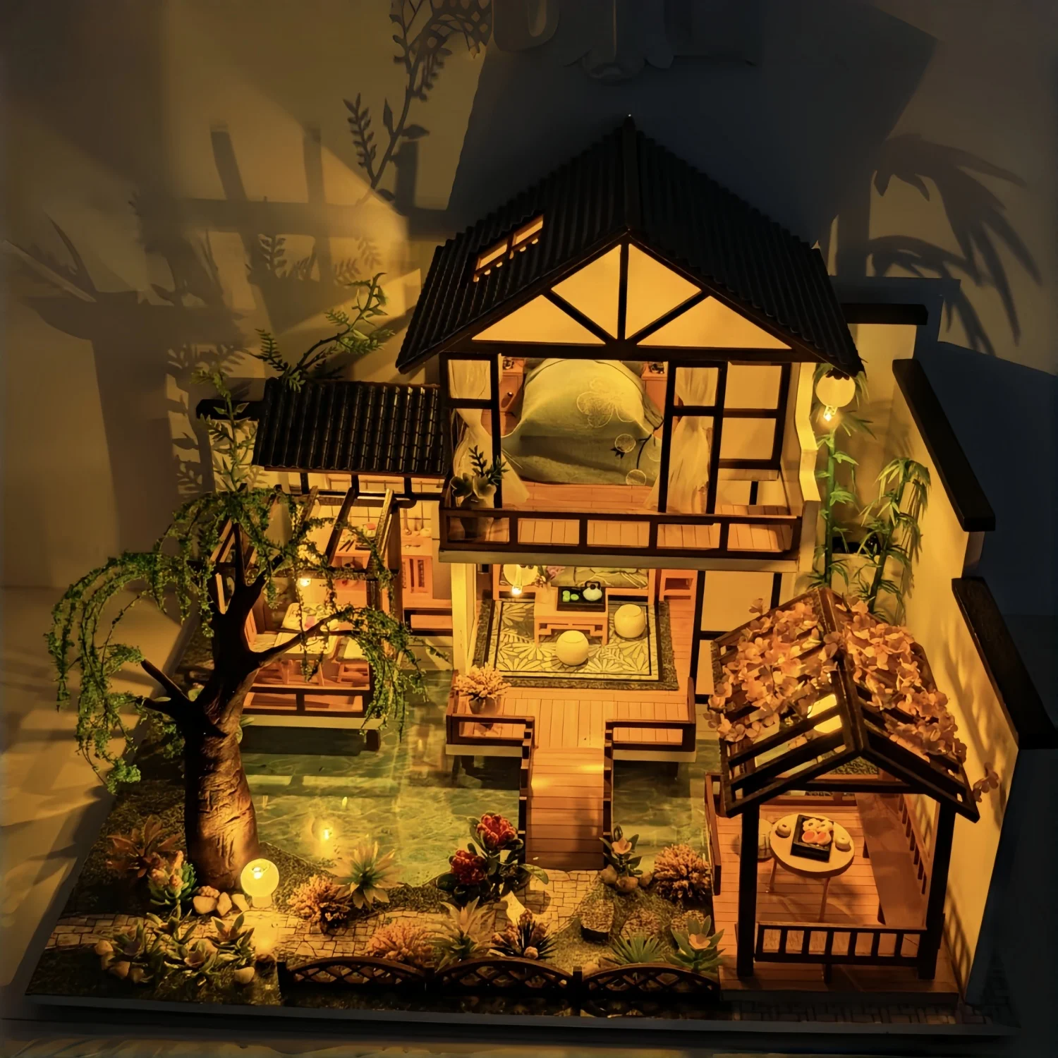 Diy Wooden Willow Courtyard Doll House,Assembly Model Kit,3d Puzzle,Birthday Gifts for Teenagers and Adults,Home Micro Model
Diy Wooden Willow Courtyard Doll House,Assembly Model Kit,3d Puzzle,Birthday Gifts for Teenagers and Adults,Home Micro Model