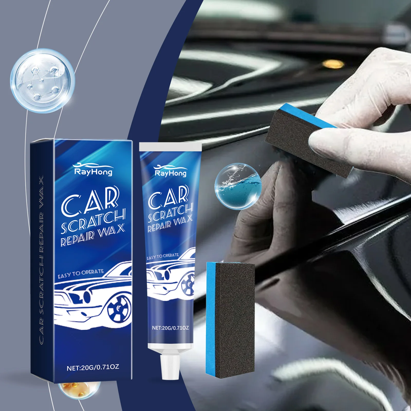 Car Scratch Repair Wax Paste Paint Scratches Swirl Marks Removal Auto Polish Restores Shine Car Paint Scratch Remover
Car Scratch Repair Wax Paste Paint Scratches Swirl Marks Removal Auto Polish Restores Shine Car Paint Scratch Remover