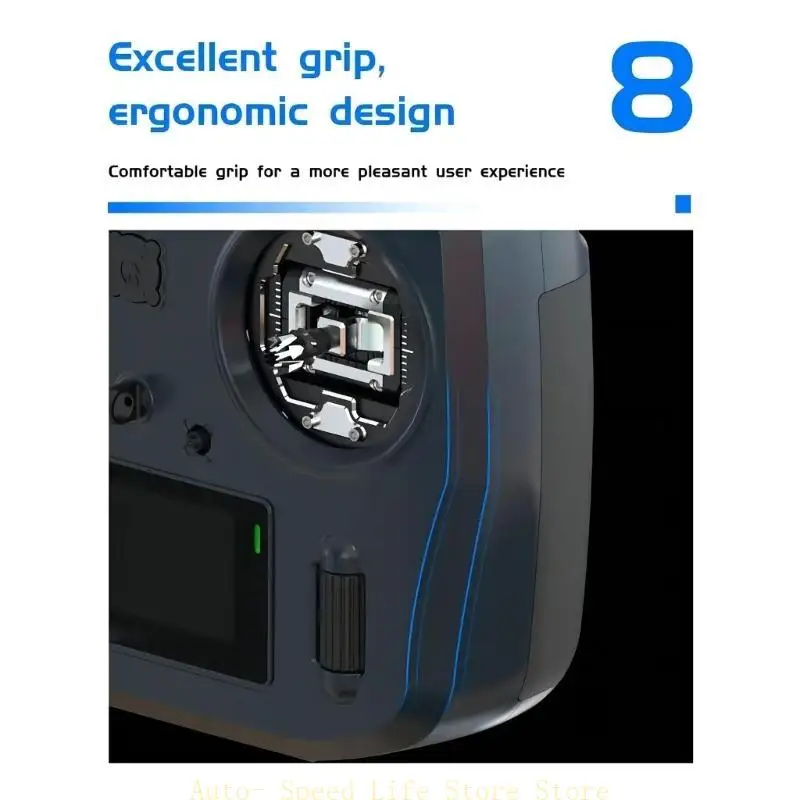 02DA Professional T14 FPV Full Function Remote Control Set ELRS 2.4G/915 Hall Rocker for Optional for Quality Flying
02DA Professional T14 FPV Full Function Remote Control Set ELRS 2.4G/915 Hall Rocker for Optional for Quality Flying