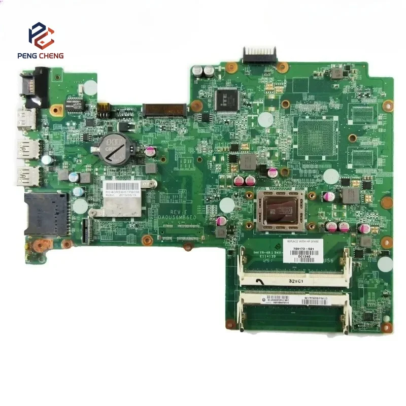 For HP Pavilion 15-B 15-Z Motherboards DA0U56MB6E0 REV:e 709175-501 Laptop Mainboard A8-4555M UMA DDR3 100% Tested Ok
For HP Pavilion 15-B 15-Z Motherboards DA0U56MB6E0 REV:e 709175-501 Laptop Mainboard A8-4555M UMA DDR3 100% Tested Ok