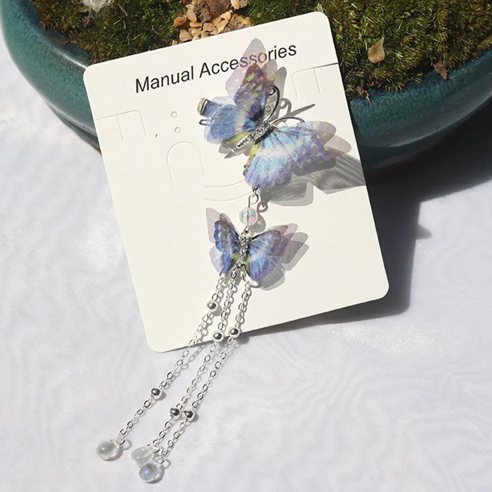 4pcs Butterflies Clips Tassel Barrettes Chinese Hair Accessories For Women Girls Chic Design No Pull All Day Wear Birthday Party
4pcs Butterflies Clips Tassel Barrettes Chinese Hair Accessories For Women Girls Chic Design No Pull All Day Wear Birthday Party