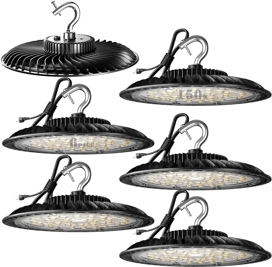 Lightdot High Bay LED Shop Light 150W UFO LED High Bay Lights ETL Listed UFO Lights - ( , ) Energy Saving1200KW*6/Yrs-6Pack
Lightdot High Bay LED Shop Light 150W UFO LED High Bay Lights ETL Listed UFO Lights - ( , ) Energy Saving1200KW*6/Yrs-6Pack