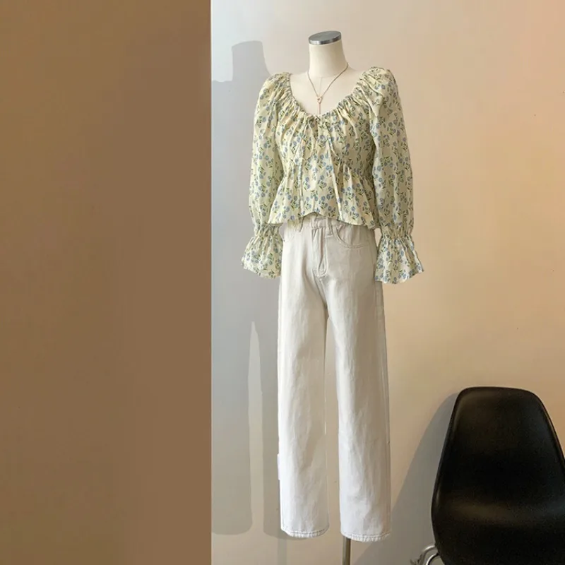 Femme Spring Summer Korean Fashion Printing Solid Color O-neck Chiffon Women Shirts All-match Fashionable Long Sleeve Cardigan
Femme Spring Summer Korean Fashion Printing Solid Color O-neck Chiffon Women Shirts All-match Fashionable Long Sleeve Cardigan