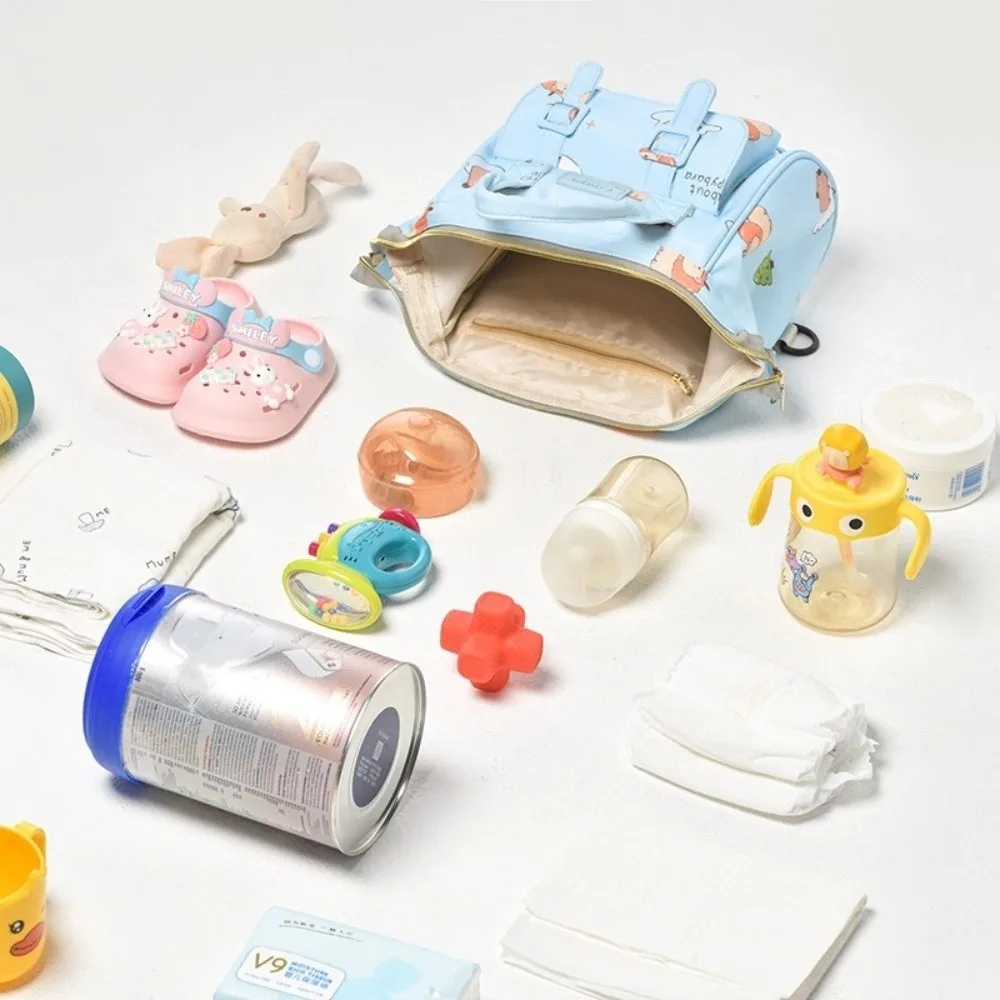 Cartoon Print Mommy Backpack Multifunctional Durable Material Breastfeeding Bag Maternity Design Large Capacity Baby Diaper Bag
Cartoon Print Mommy Backpack Multifunctional Durable Material Breastfeeding Bag Maternity Design Large Capacity Baby Diaper Bag