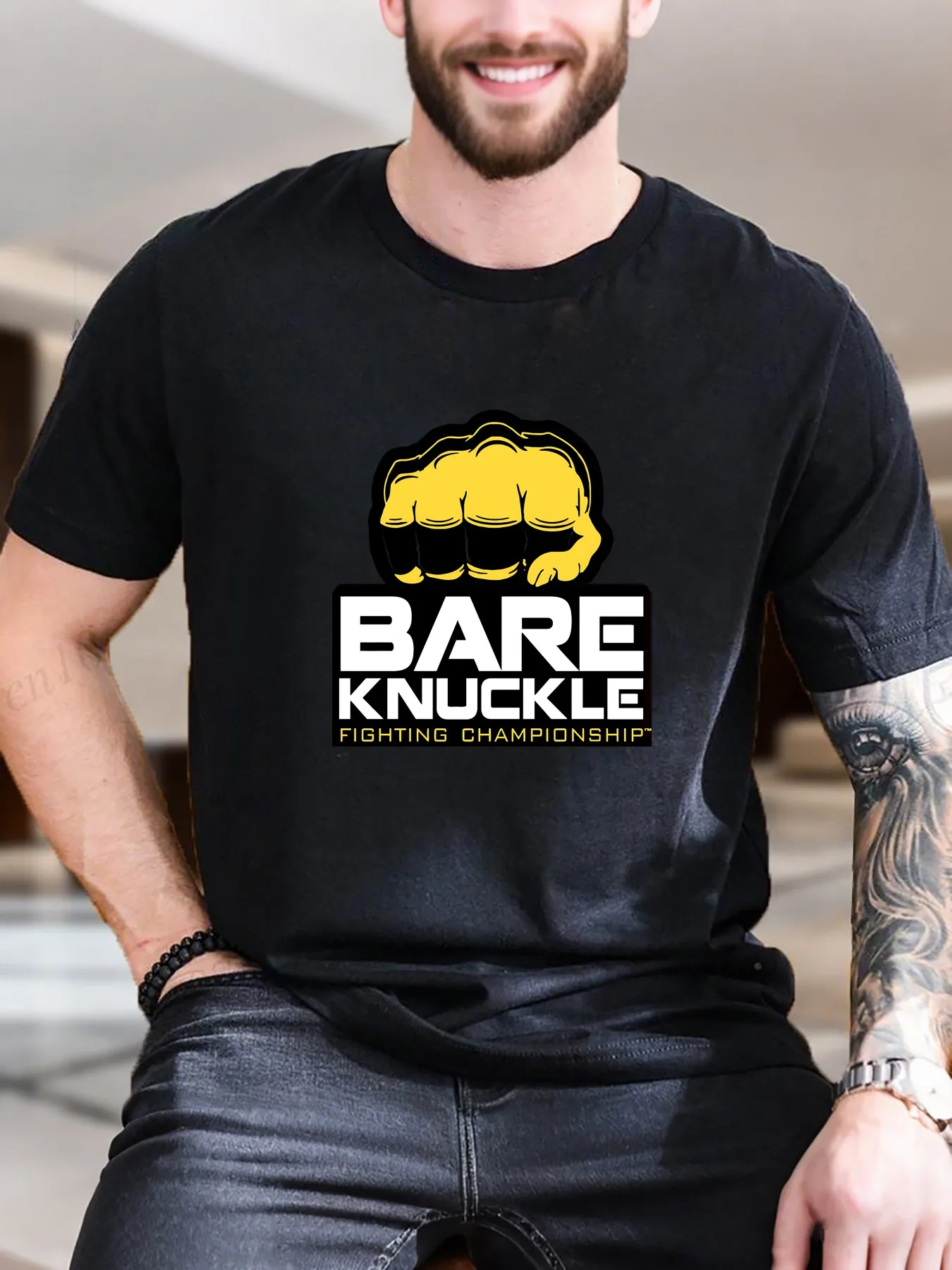 New Arrival Fashion Men's Boxing Print T-Shirt 100% Cotton Breathable Tee for Casual Training Trendy Comfort Fit Short Sleeve to
New Arrival Fashion Men's Boxing Print T-Shirt 100% Cotton Breathable Tee for Casual Training Trendy Comfort Fit Short Sleeve to