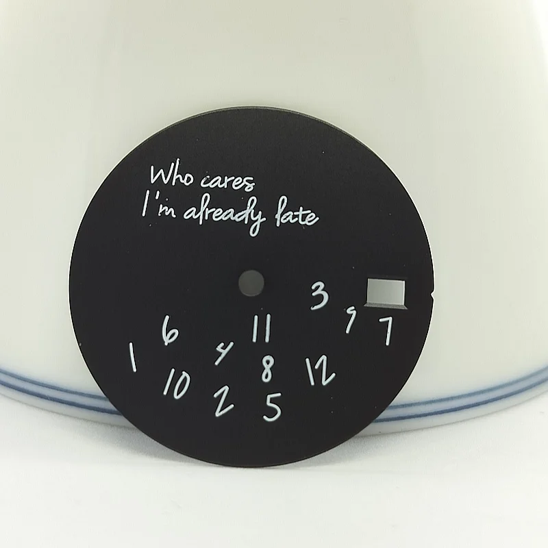 NH35 Dial Black White DIY No Logo No Luminous Dial 28.5mm for NH35/NH36/4R36 Movement Watch Accessories
NH35 Dial Black White DIY No Logo No Luminous Dial 28.5mm for NH35/NH36/4R36 Movement Watch Accessories