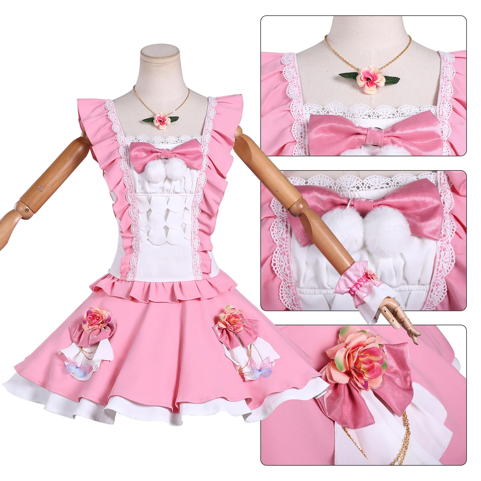 Aikatsu! Yume Nijino Cosplay Costume Performance Outfit Halloween Carnival Party Christmas Play Role Clothes Clothing for Women
Aikatsu! Yume Nijino Cosplay Costume Performance Outfit Halloween Carnival Party Christmas Play Role Clothes Clothing for Women