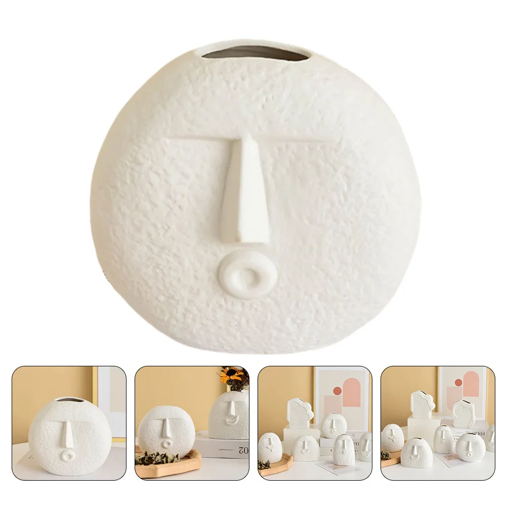 Creative Face Vase Abstract Artistic Design Nordic Style Ceramic Pot for Dried Flowers Home Decoration Abstract Art Vase
Creative Face Vase Abstract Artistic Design Nordic Style Ceramic Pot for Dried Flowers Home Decoration Abstract Art Vase