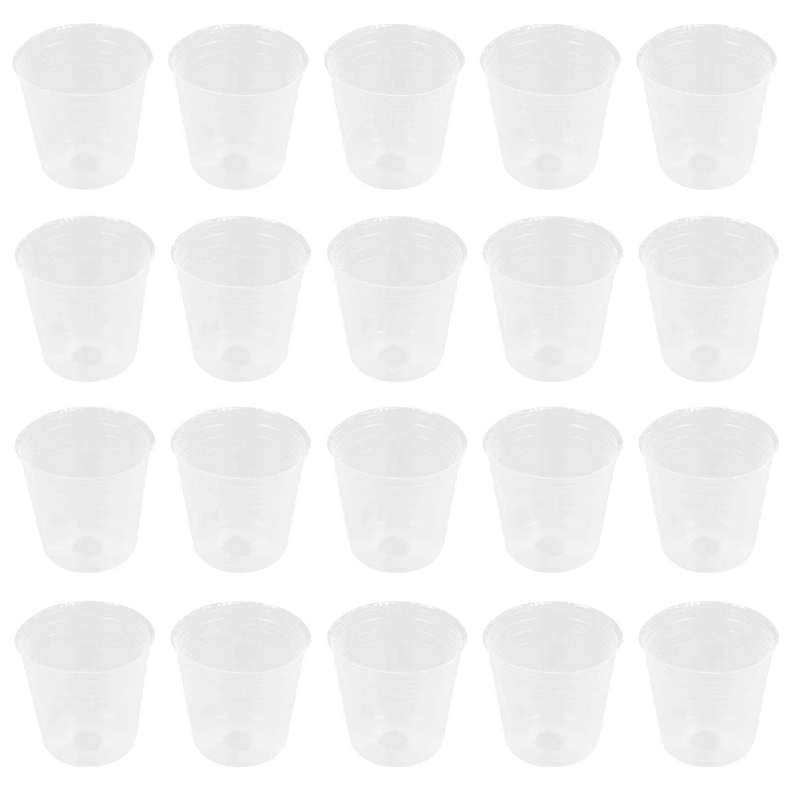 50 Pcs Nursery Cup Pots with Drainage Holes Clear Plant for Indoor Plants Outdoor Funny Pp Plastic Flower
50 Pcs Nursery Cup Pots with Drainage Holes Clear Plant for Indoor Plants Outdoor Funny Pp Plastic Flower