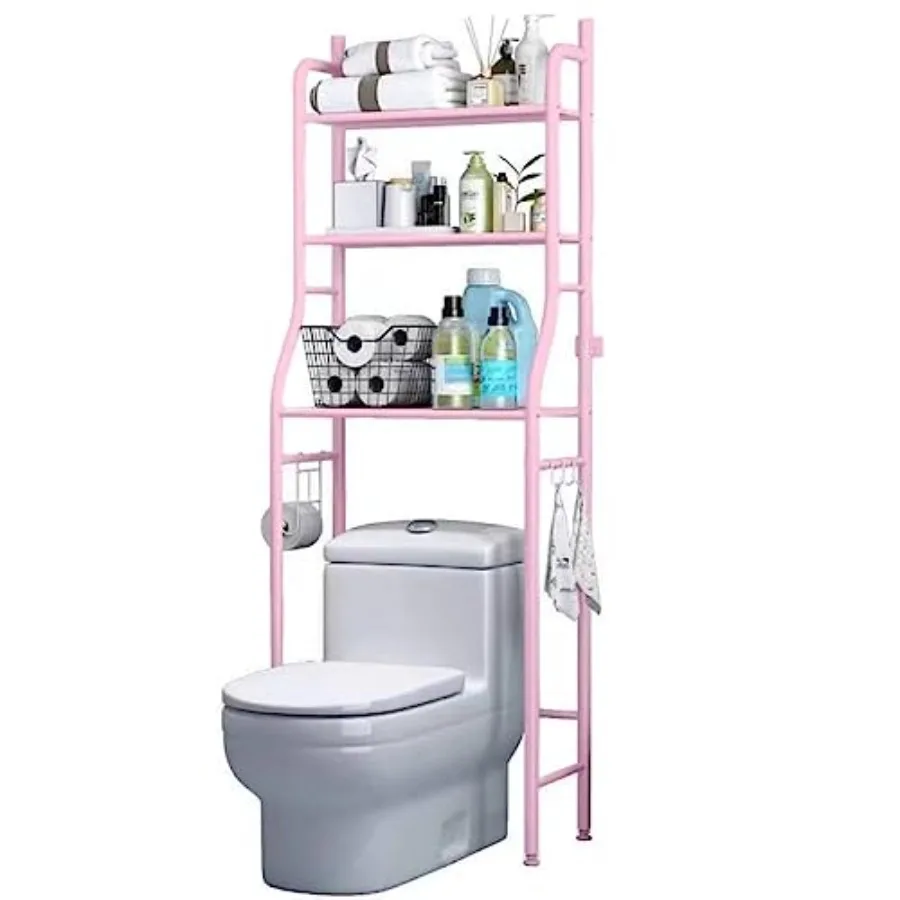 3-Shelf Bathroom Organizer Over The Toilet, Bathroom Spacesaver
3-Shelf Bathroom Organizer Over The Toilet, Bathroom Spacesaver