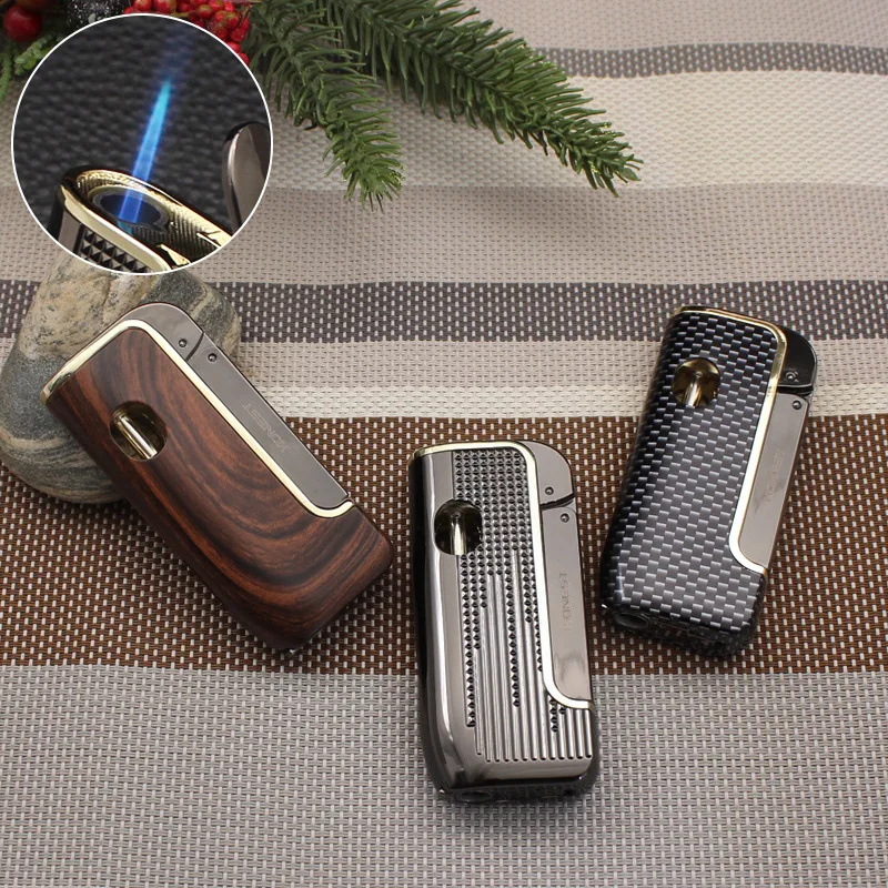 HONEST Professional Cigar Lighter with Cigar Punch Refillable Butane Gas Lighters Smoking Accessories Windproof Jet Torch Flame
HONEST Professional Cigar Lighter with Cigar Punch Refillable Butane Gas Lighters Smoking Accessories Windproof Jet Torch Flame
