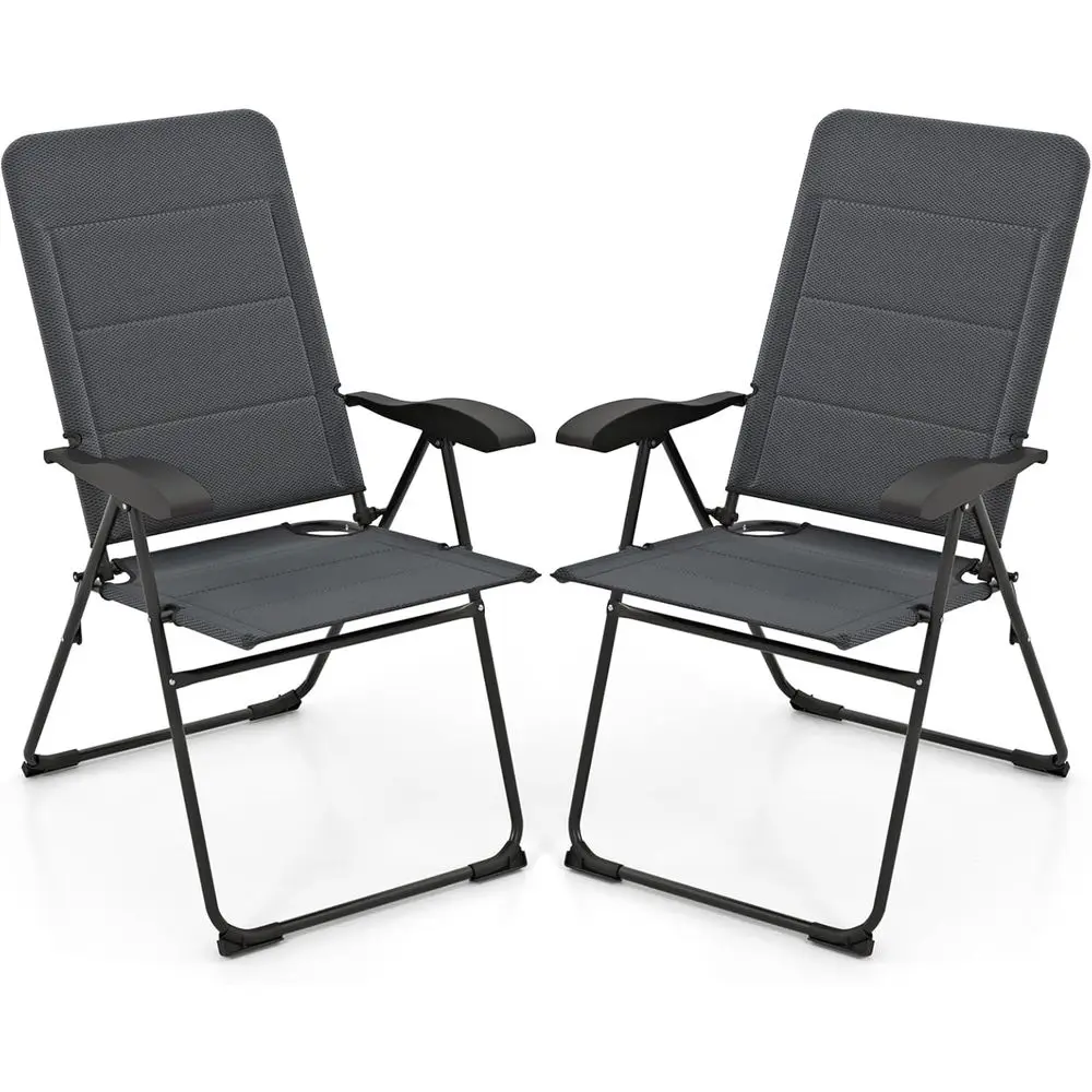 2-Piece Patio Dining Chair Set with Adjustable Backrests, Grey, for Outdoor, Garden, Poolside, and Beach Use, Supports up to 300
2-Piece Patio Dining Chair Set with Adjustable Backrests, Grey, for Outdoor, Garden, Poolside, and Beach Use, Supports up to 300