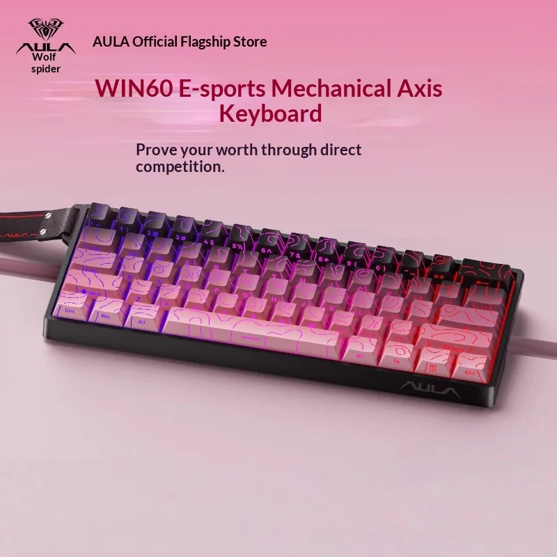 AULA WIN60 Magnetic Axis Keyboard 8kHz Polling 0.01mm Precision RGB Backlit Adjustable 0 Deadzone PO Foam Beast Mode Gaming FPS
AULA WIN60 Magnetic Axis Keyboard 8kHz Polling 0.01mm Precision RGB Backlit Adjustable 0 Deadzone PO Foam Beast Mode Gaming FPS