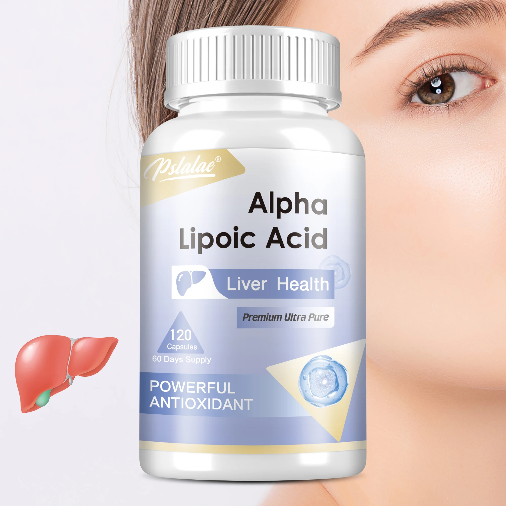 Alpha Lipoic Acid - Antioxidant, Improve Nerve Functio, Beneficial for Brain and Heart Health - 120 Capsules
Alpha Lipoic Acid - Antioxidant, Improve Nerve Functio, Beneficial for Brain and Heart Health - 120 Capsules
