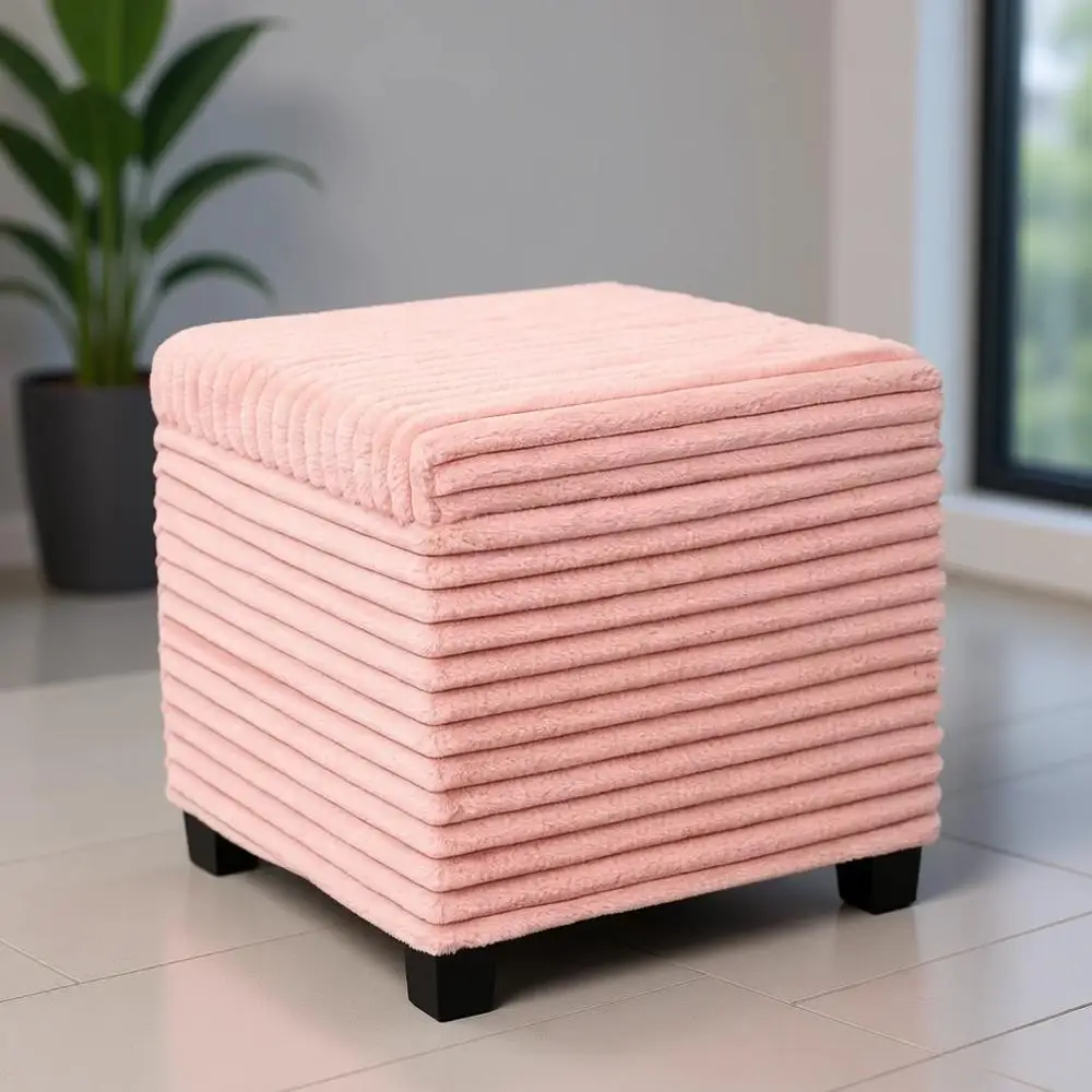17.7 Pink Metal Ottoman with Legs, Storage Cube, Holds 770 LB, Suitable for Dorm, Living Room, Bedroom
17.7 Pink Metal Ottoman with Legs, Storage Cube, Holds 770 LB, Suitable for Dorm, Living Room, Bedroom
