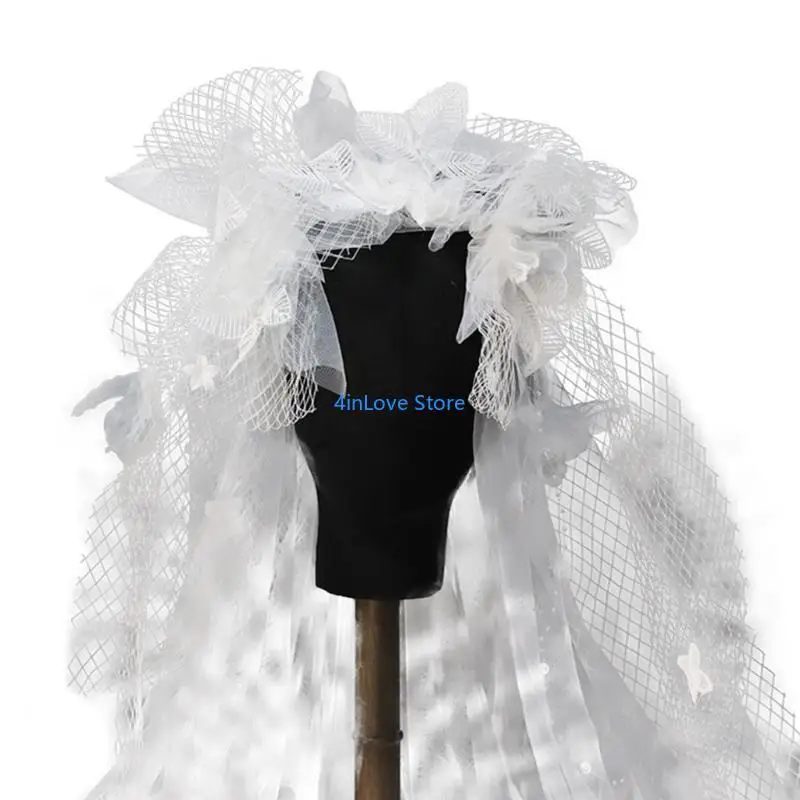 T4MD Bridal Veil Flower Veil Bride Short Veil Hair Accessoies Sheer Short Veil
T4MD Bridal Veil Flower Veil Bride Short Veil Hair Accessoies Sheer Short Veil