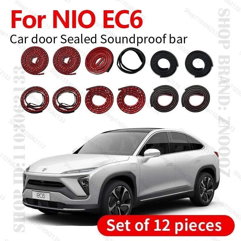 For 2020-2025 NIO EC6 Car Door Seal Strip Rubber Double Layer Sealing Protector Soundproof Dustproof Seal Strip 12PCS Set
For 2020-2025 NIO EC6 Car Door Seal Strip Rubber Double Layer Sealing Protector Soundproof Dustproof Seal Strip 12PCS Set