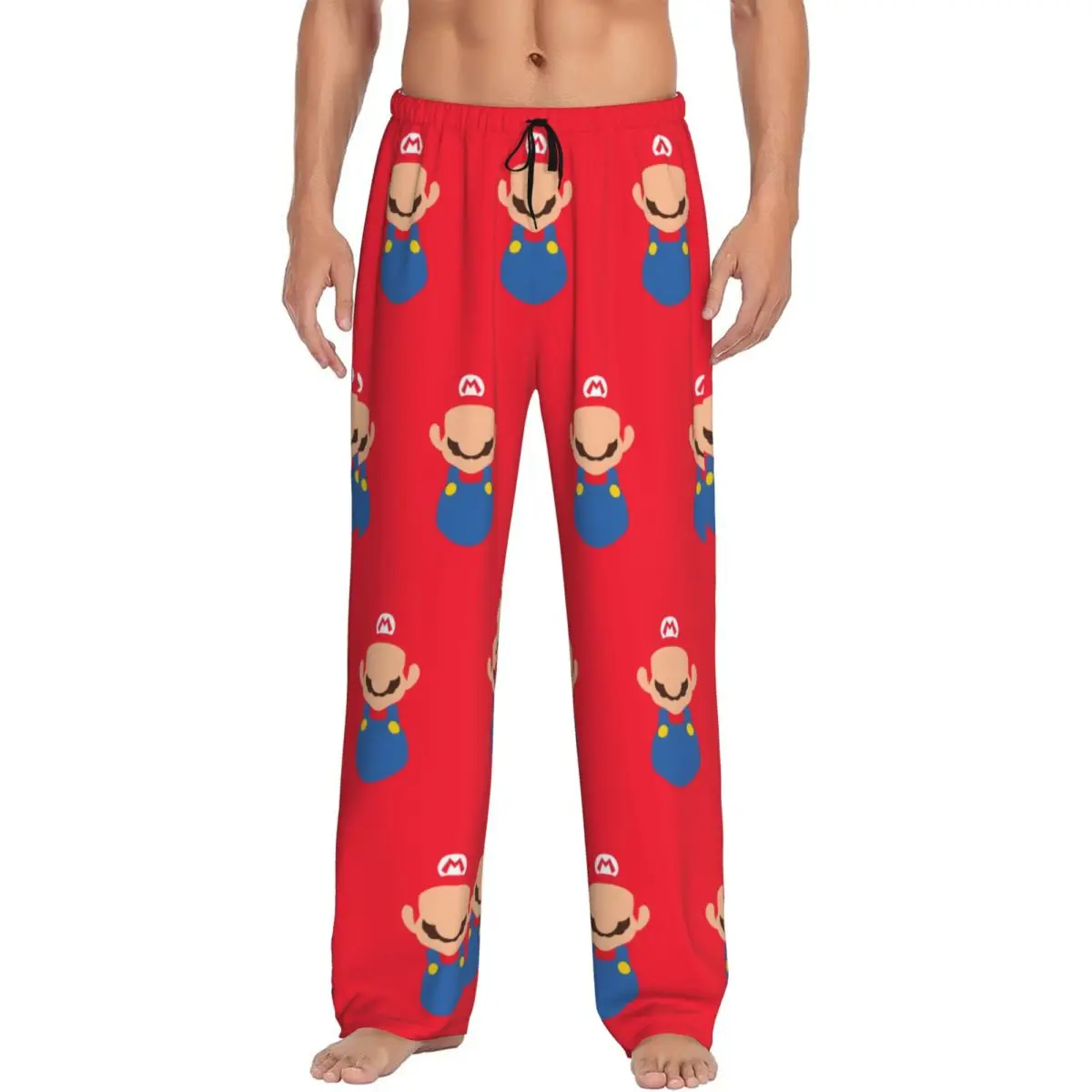 Custom M-Marioed Pajama Pants Sleepwear for Men Elastic Waistband Video Game Sleep Lounge Bottoms with Pockets
Custom M-Marioed Pajama Pants Sleepwear for Men Elastic Waistband Video Game Sleep Lounge Bottoms with Pockets