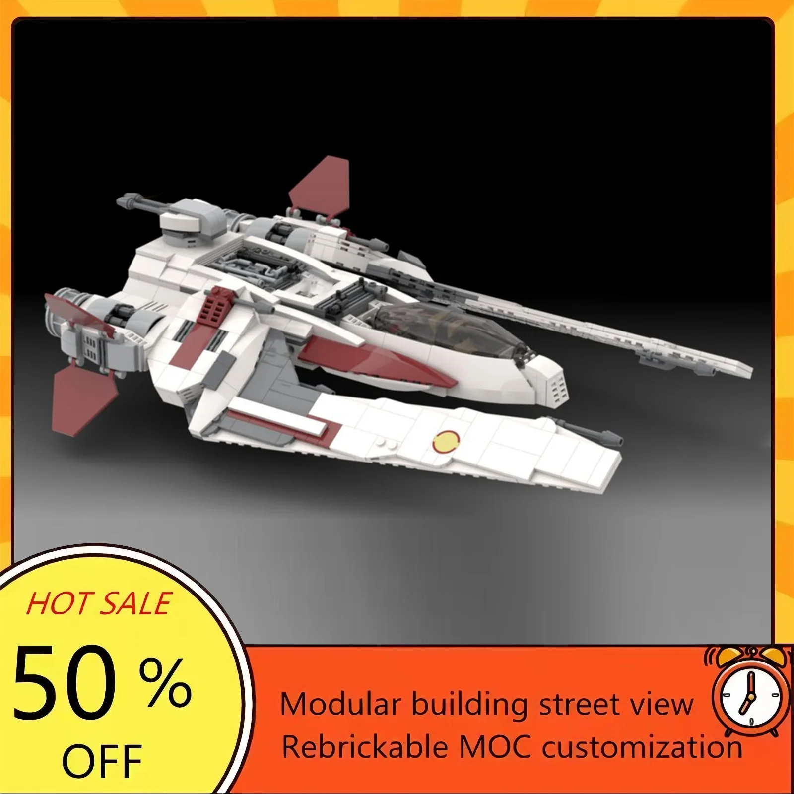 808PCS Popular Space War Movie Model MOC Building Bricks Spaceship Modular Technology Gifts Holiday Assemble Children Toy Suit
808PCS Popular Space War Movie Model MOC Building Bricks Spaceship Modular Technology Gifts Holiday Assemble Children Toy Suit