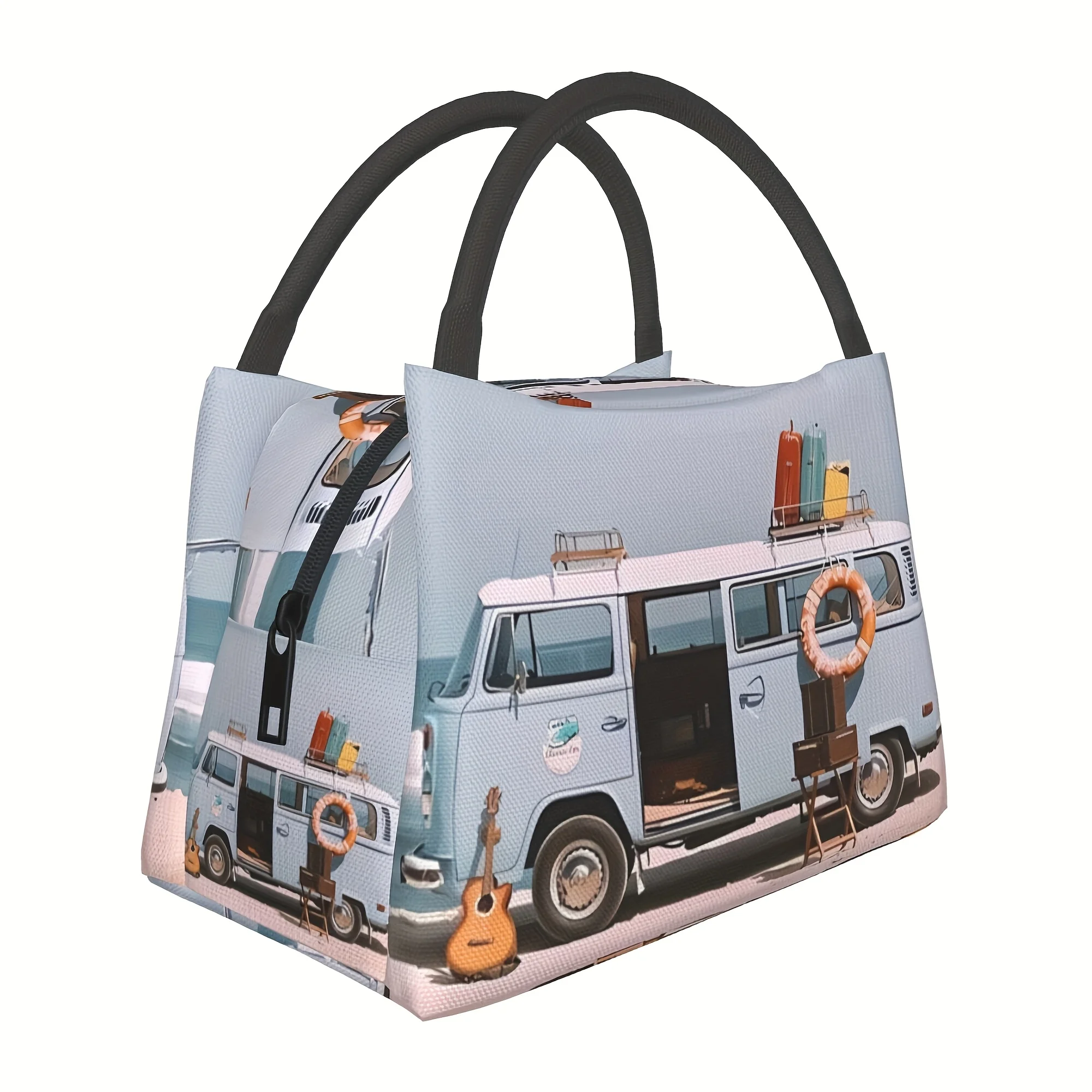 1pc Travel Car Pattern, Reusable Outdoor Portable Insulated Lunch Box, Leakproof Insulated Cooler Bag, Insulated Bag
1pc Travel Car Pattern, Reusable Outdoor Portable Insulated Lunch Box, Leakproof Insulated Cooler Bag, Insulated Bag