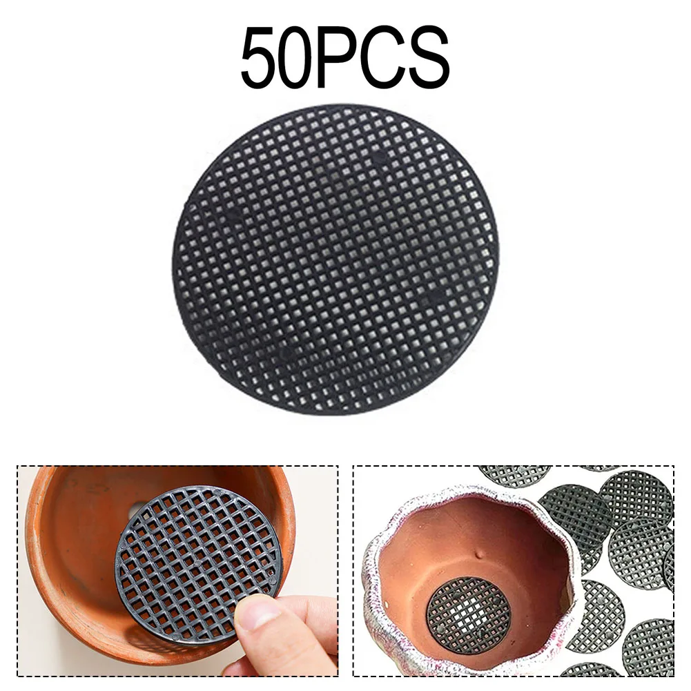 50pcs Flower Pot For Bonsai Potted Flowers Anti-Leakage Soil Gasket Round Plastic Breathable Gardening Mesh Pad Accessories
50pcs Flower Pot For Bonsai Potted Flowers Anti-Leakage Soil Gasket Round Plastic Breathable Gardening Mesh Pad Accessories