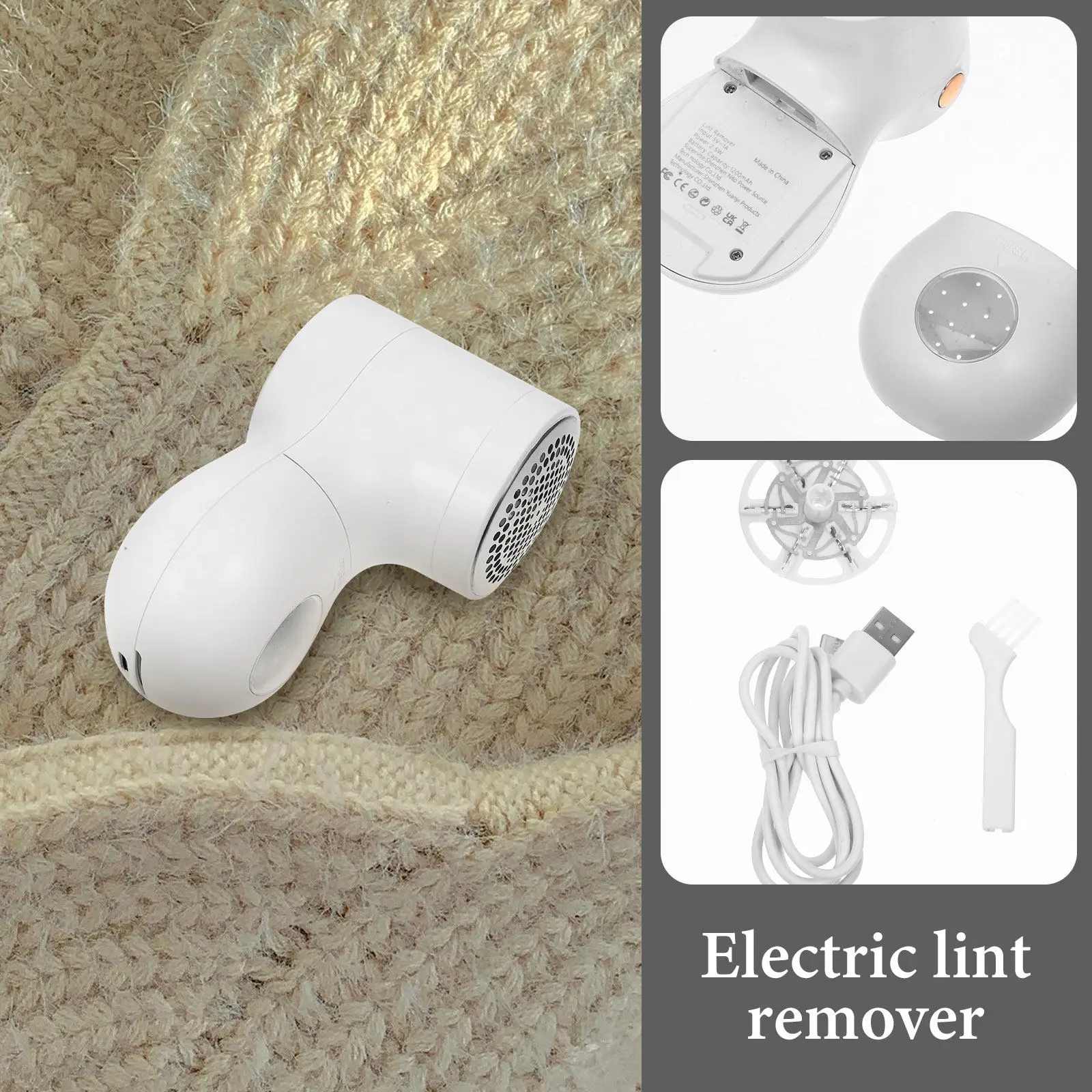 1Set Lint Remover Electric Fabric Shaver Ergonomic Handle Portable Reusable Clothing Fuzz Shaver Pilling Remover Clothes Sweater
1Set Lint Remover Electric Fabric Shaver Ergonomic Handle Portable Reusable Clothing Fuzz Shaver Pilling Remover Clothes Sweater