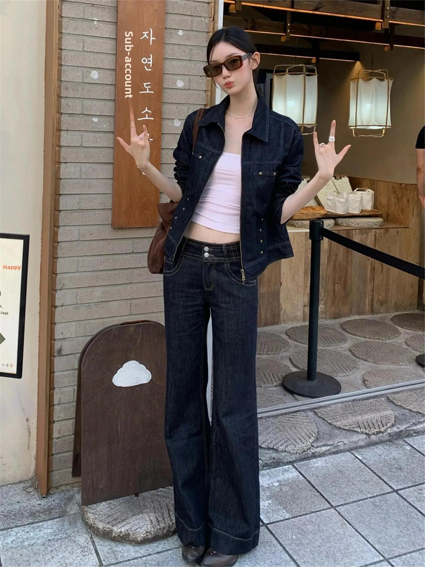 American Street Style Low Waist Bell Bottom Jeans Women's Spring Summer Slimming Long Floor Length Pants High Waist
American Street Style Low Waist Bell Bottom Jeans Women's Spring Summer Slimming Long Floor Length Pants High Waist