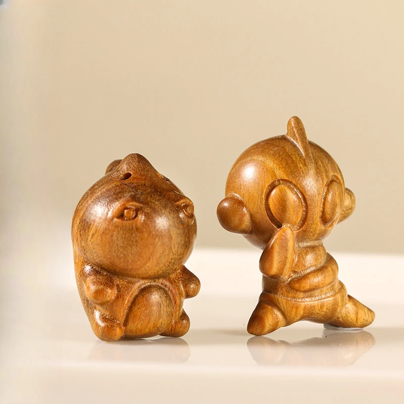 Modern Home Decoration Cute Cartoon Figures Small Ornaments Green Sandalwood Carving DIY Keychain Bag Pendant Accessories
Modern Home Decoration Cute Cartoon Figures Small Ornaments Green Sandalwood Carving DIY Keychain Bag Pendant Accessories