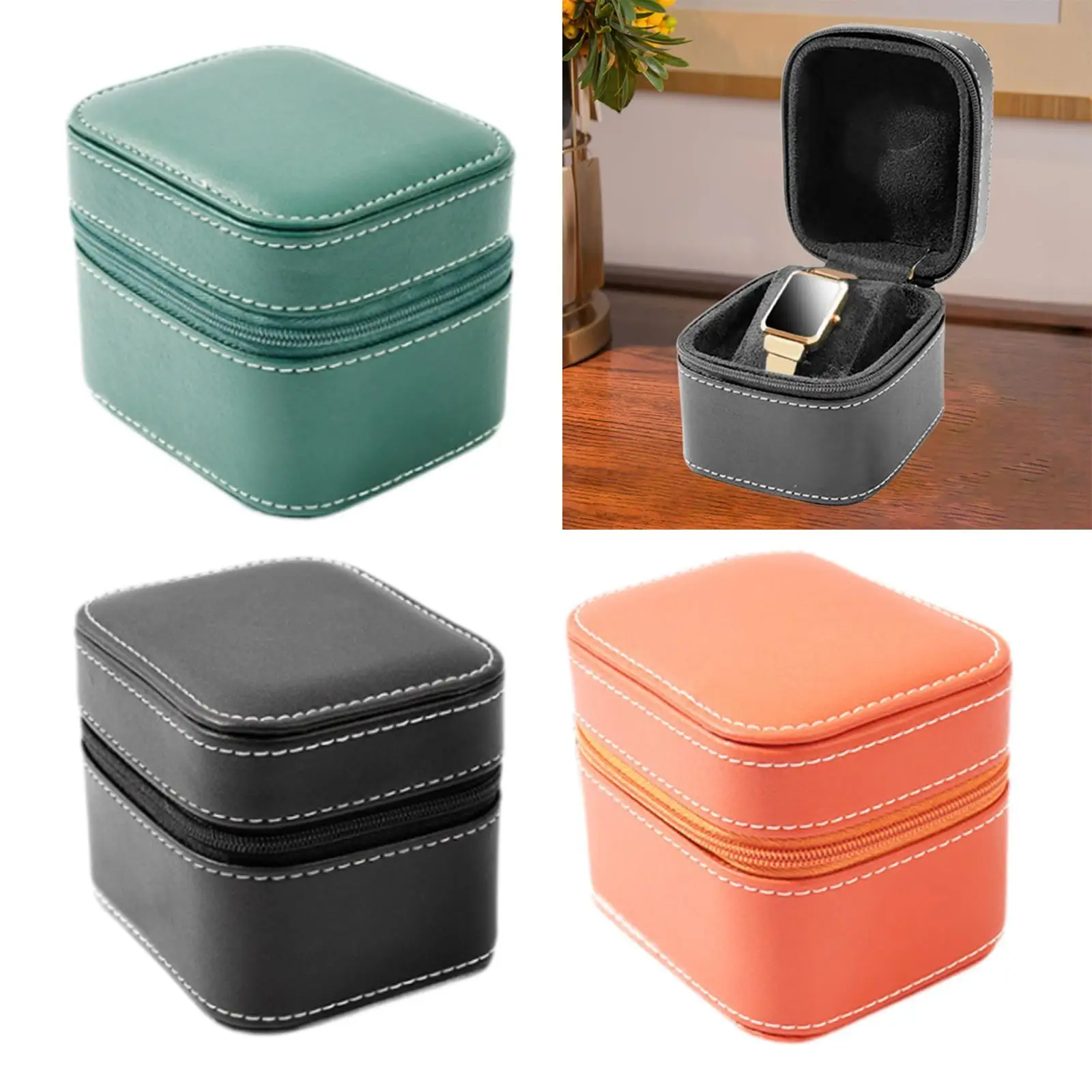 Wristwatch Case Portable PU Leather Watch Holder Luxury for Men Lightweight with Pillow Watch Storage Box Organizer Travel Case
Wristwatch Case Portable PU Leather Watch Holder Luxury for Men Lightweight with Pillow Watch Storage Box Organizer Travel Case