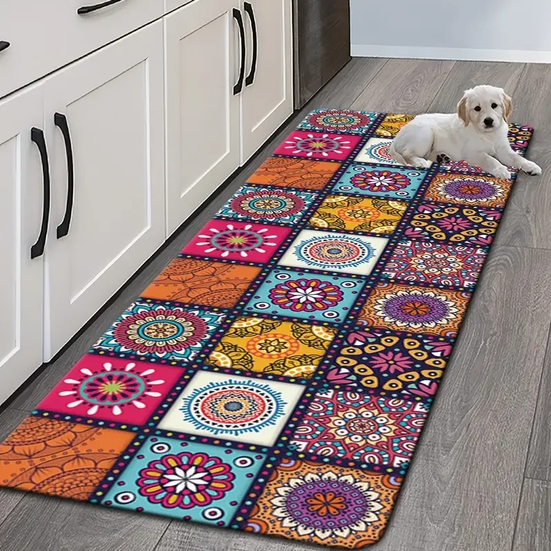 VIKAMA Vintage Ethnic Style Carpet Non-Slip Long Strip For Bedroom Bedside Rug Entrance, Kitchen Floor Mat Home Decoration
VIKAMA Vintage Ethnic Style Carpet Non-Slip Long Strip For Bedroom Bedside Rug Entrance, Kitchen Floor Mat Home Decoration