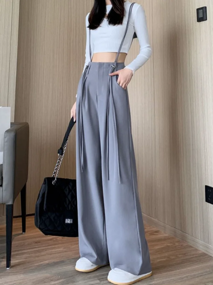 Fashion Drawstring Suits Pants For Women High Waist Pleasted Wide Leg Trousers Office Lady Clothes 2025 Spring New
Fashion Drawstring Suits Pants For Women High Waist Pleasted Wide Leg Trousers Office Lady Clothes 2025 Spring New