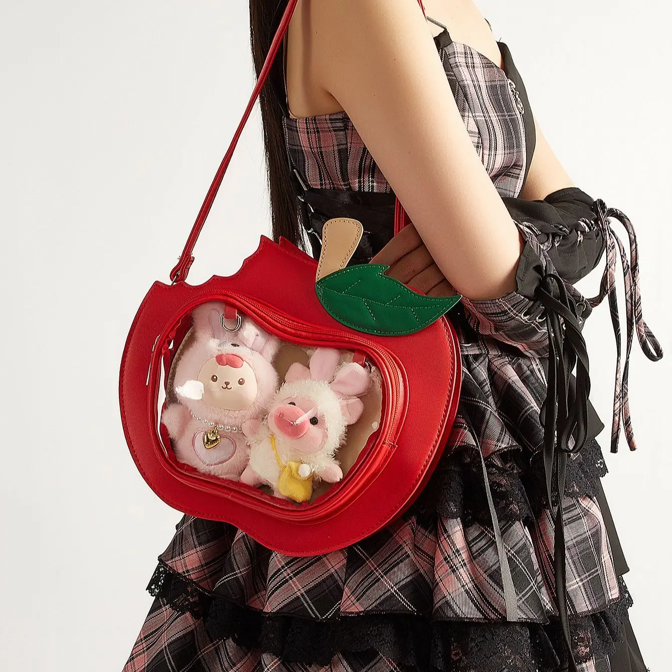 New Original Apple Shape Sweet Cool Ulzzang Ita Bag Harajuku High Quality DIY Dolls Bag Cute Women's Y2K Shoulder Crossbody Bag
New Original Apple Shape Sweet Cool Ulzzang Ita Bag Harajuku High Quality DIY Dolls Bag Cute Women's Y2K Shoulder Crossbody Bag