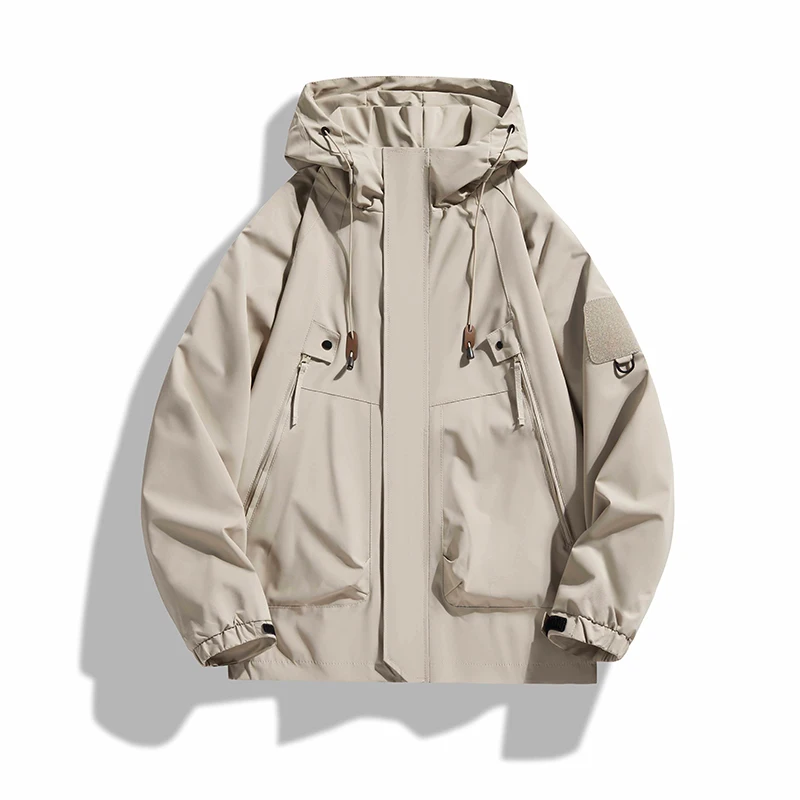 Autumn Outdoor Hiking Jackets for Men Windproof Waterproof Trekking Coats Solid Color with Hood Male Outerwear Casual All-match
Autumn Outdoor Hiking Jackets for Men Windproof Waterproof Trekking Coats Solid Color with Hood Male Outerwear Casual All-match