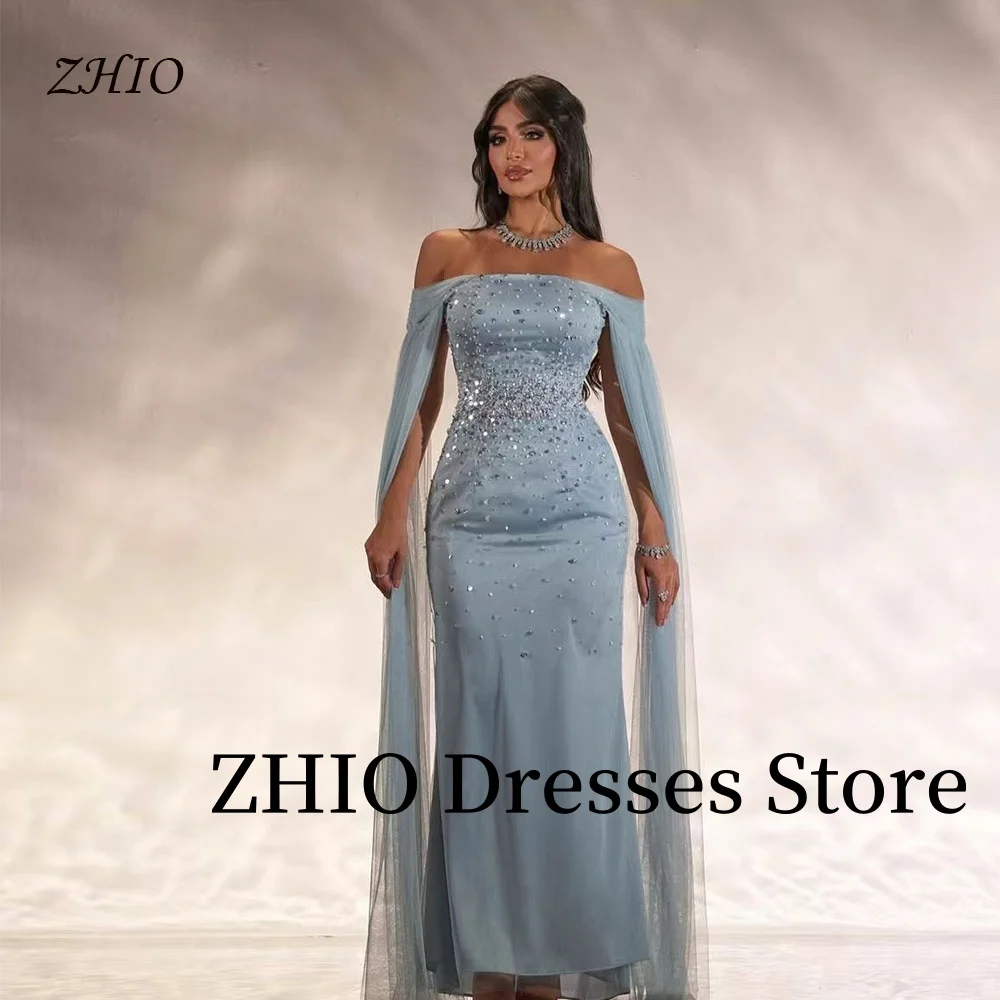 ZHIO Beads Long Jacket Evening Dresses Mermaid Formal Occasion Dress Party Prom Gowns for Saudi Arabic Customized Exquisite
ZHIO Beads Long Jacket Evening Dresses Mermaid Formal Occasion Dress Party Prom Gowns for Saudi Arabic Customized Exquisite